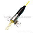 5mW 635nm CW Fiber Coupled Laser Diode/LD,SM Fiber,Coaxial Package, Pigtail,Build-in PD